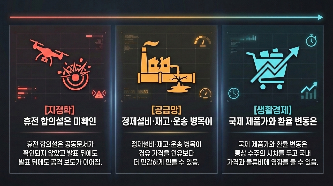 경유 가격 급등, 러·우 에너지 휴전설보다 먼저 볼 세 가지 슬라이드 2 미리보기